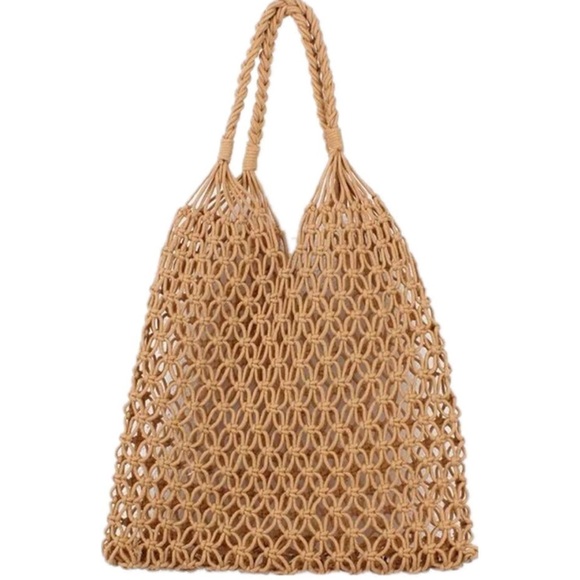Handbags - Cotton Rope Beach Bag